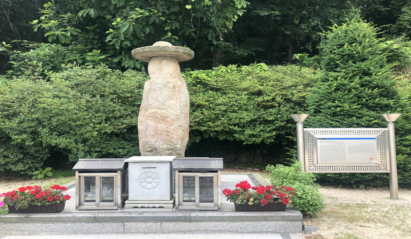 문원리사지석조보살입상