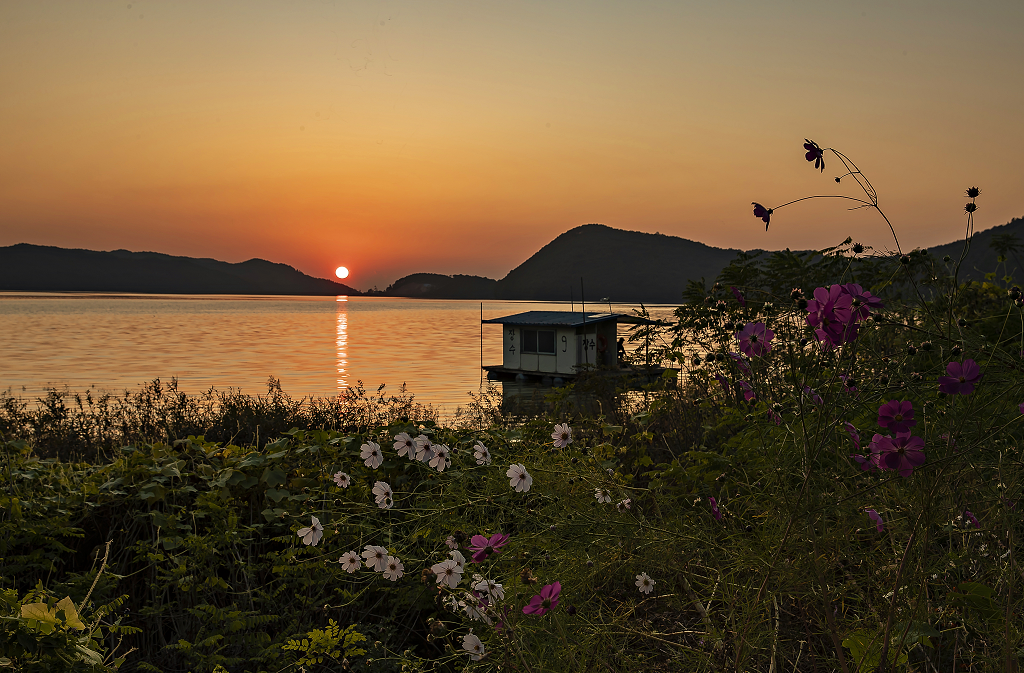 어비낙조 (용인8경 중 제8경)