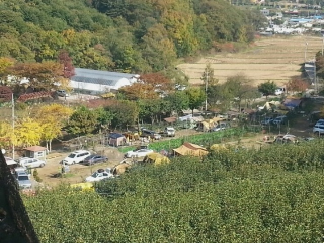 귀한농부학교 캠핑장